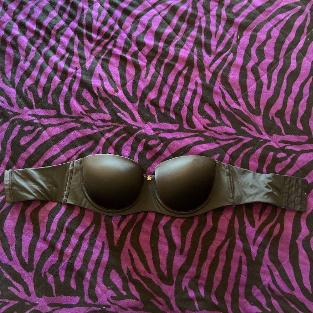 Savage X Fenty Black Strapless Bra